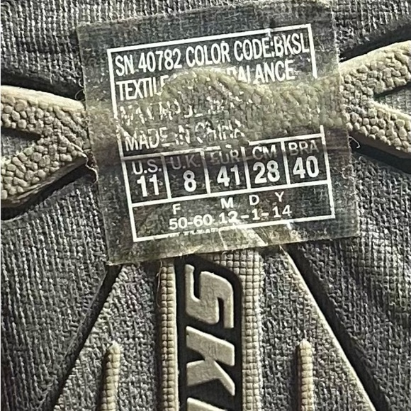 Skechers Outdoor Lifestyle Sandals Womens 11.0 Black Woven Slip On Memory Foam - Picture 6 of 8